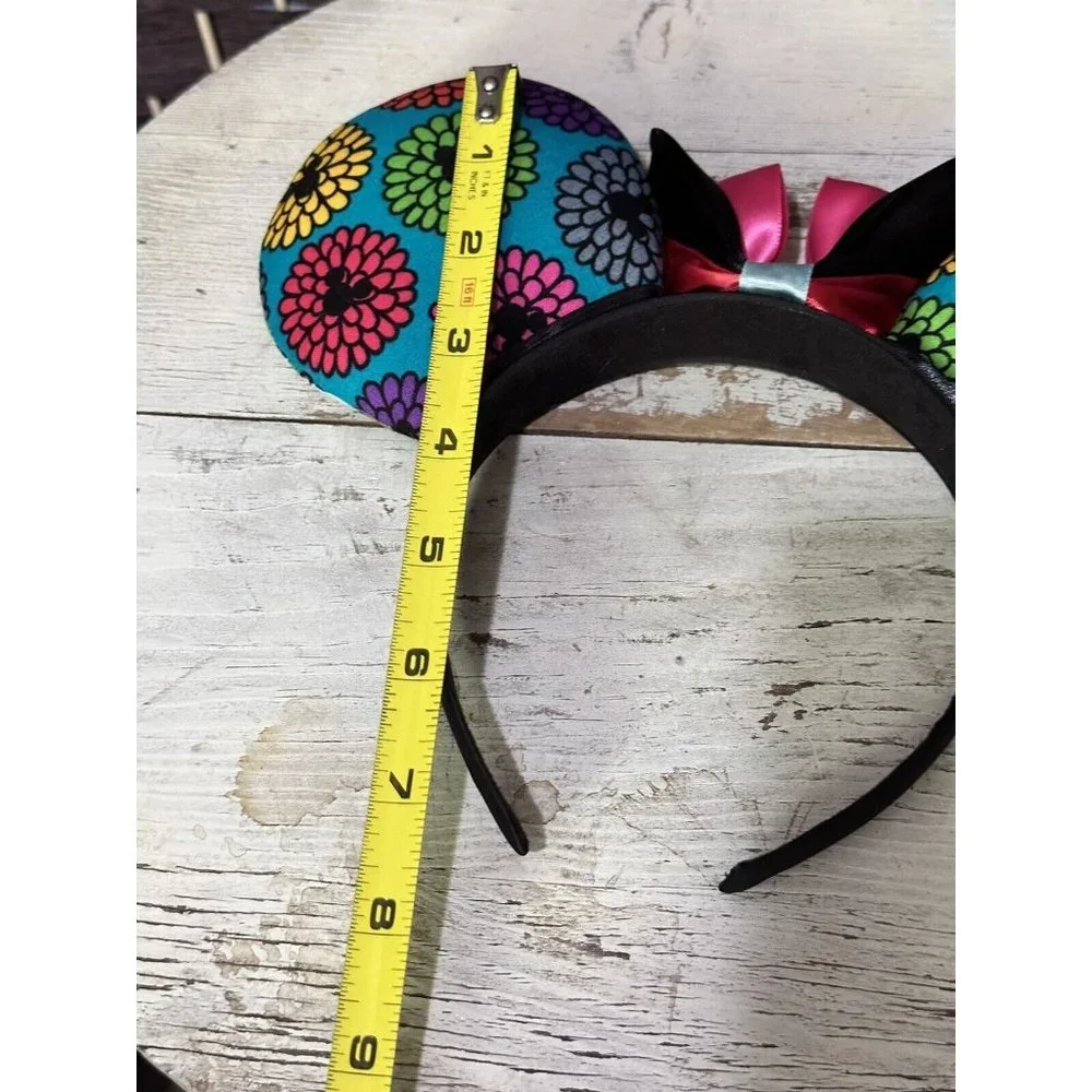 Disney Mickey & Minnie Colorful‎ Headband  Round Ears  Fabric